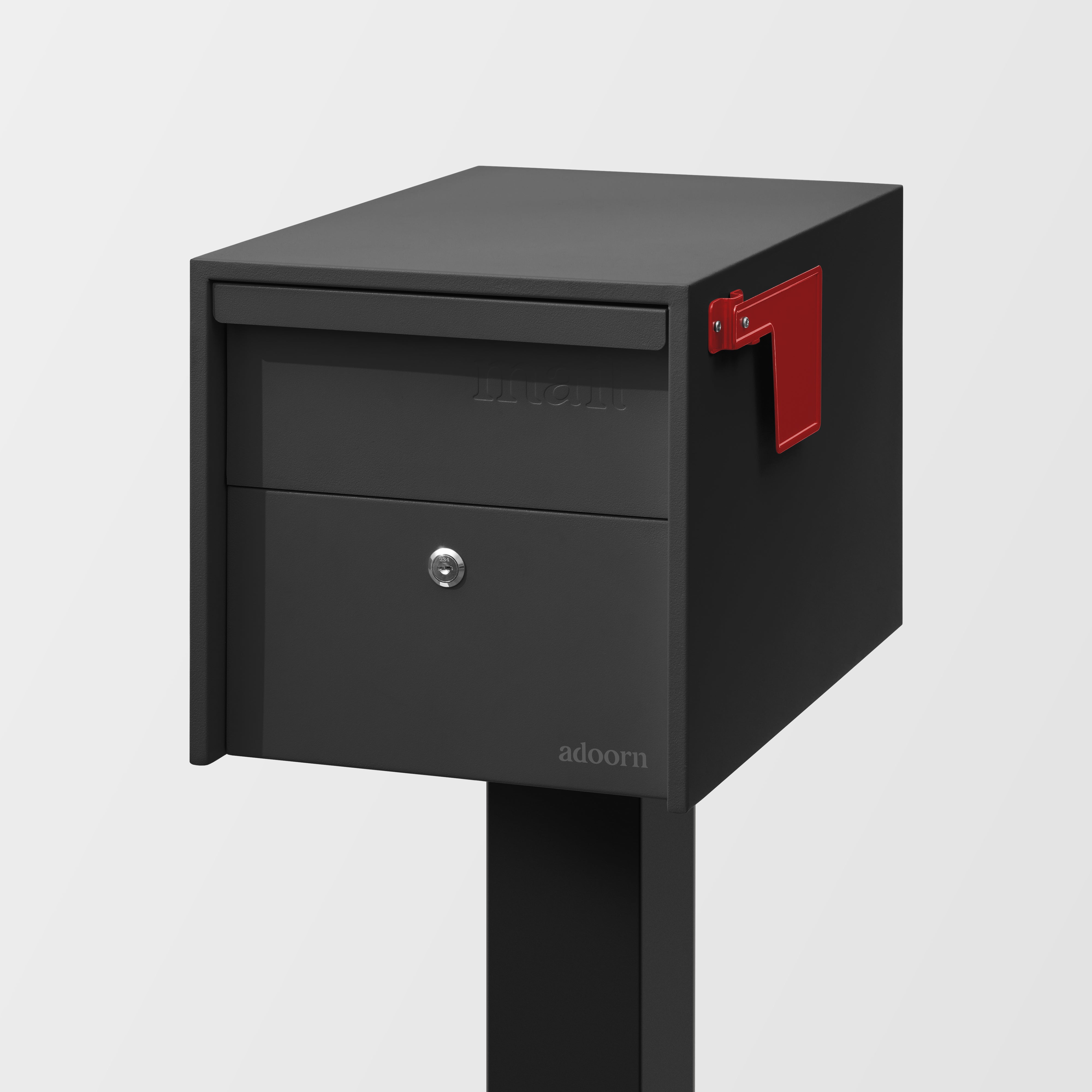 Locking Post Mount Mailbox | Small
