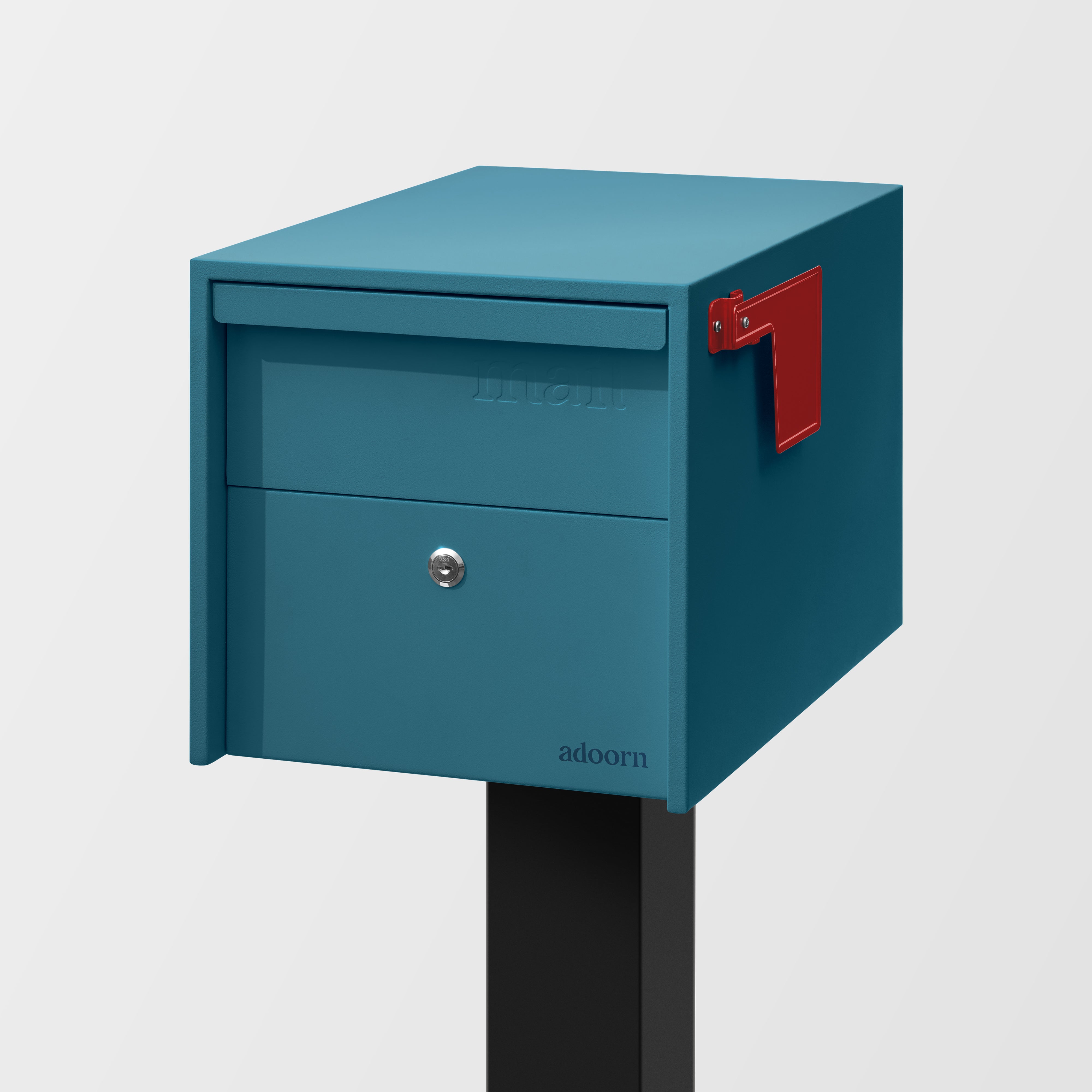 Locking Post Mount Mailbox | Small