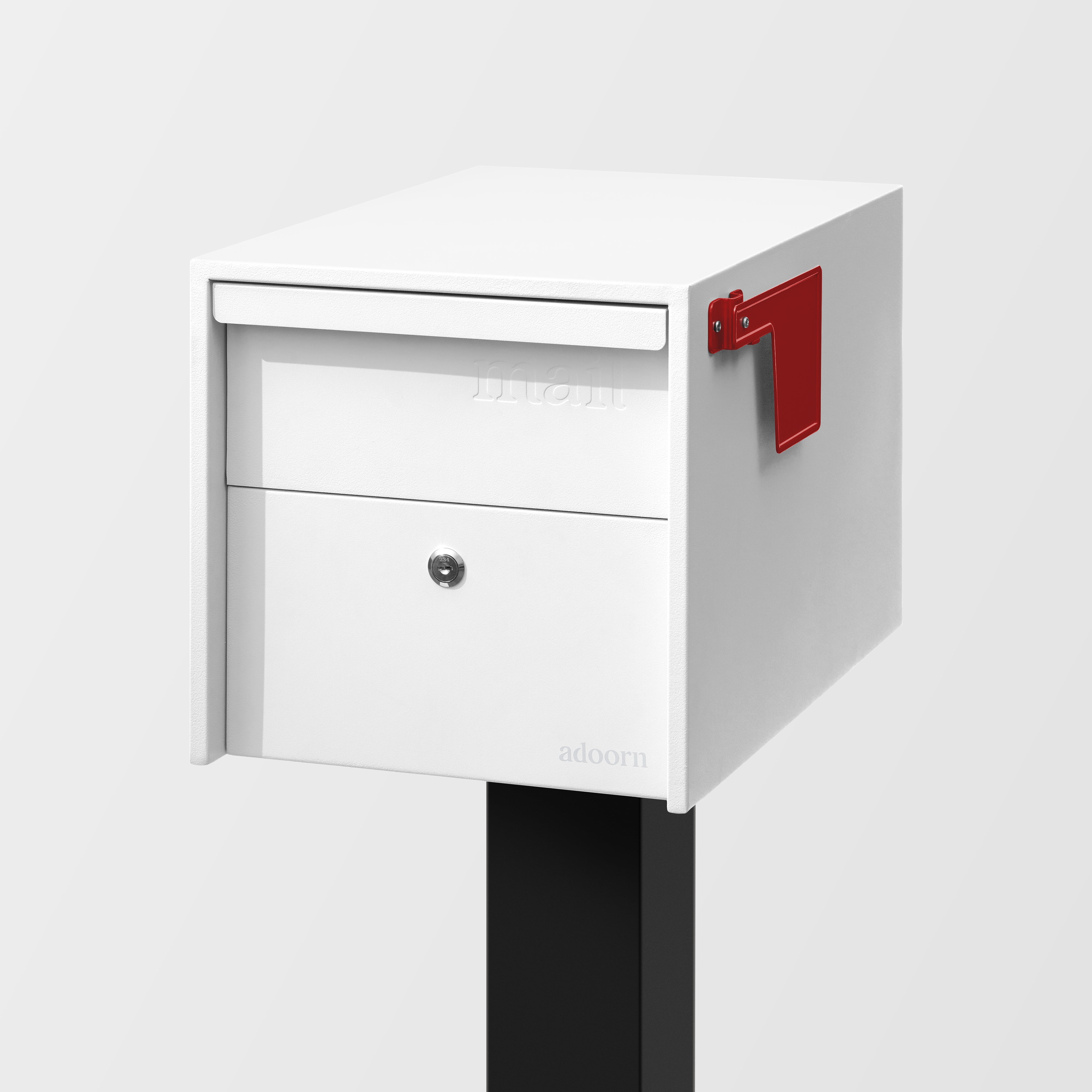 Locking Post Mount Mailbox | Small
