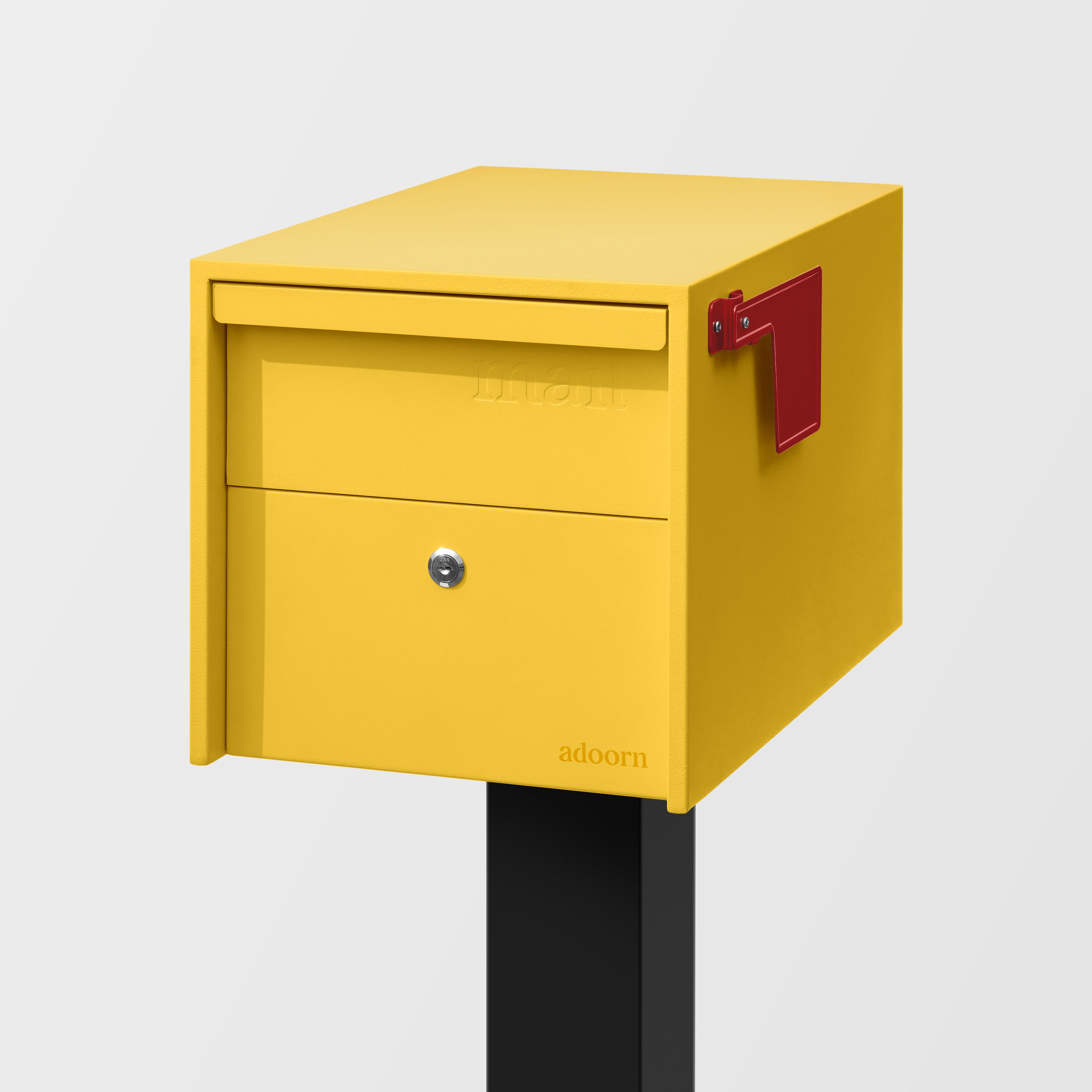 Locking Post Mount Mailbox | Small