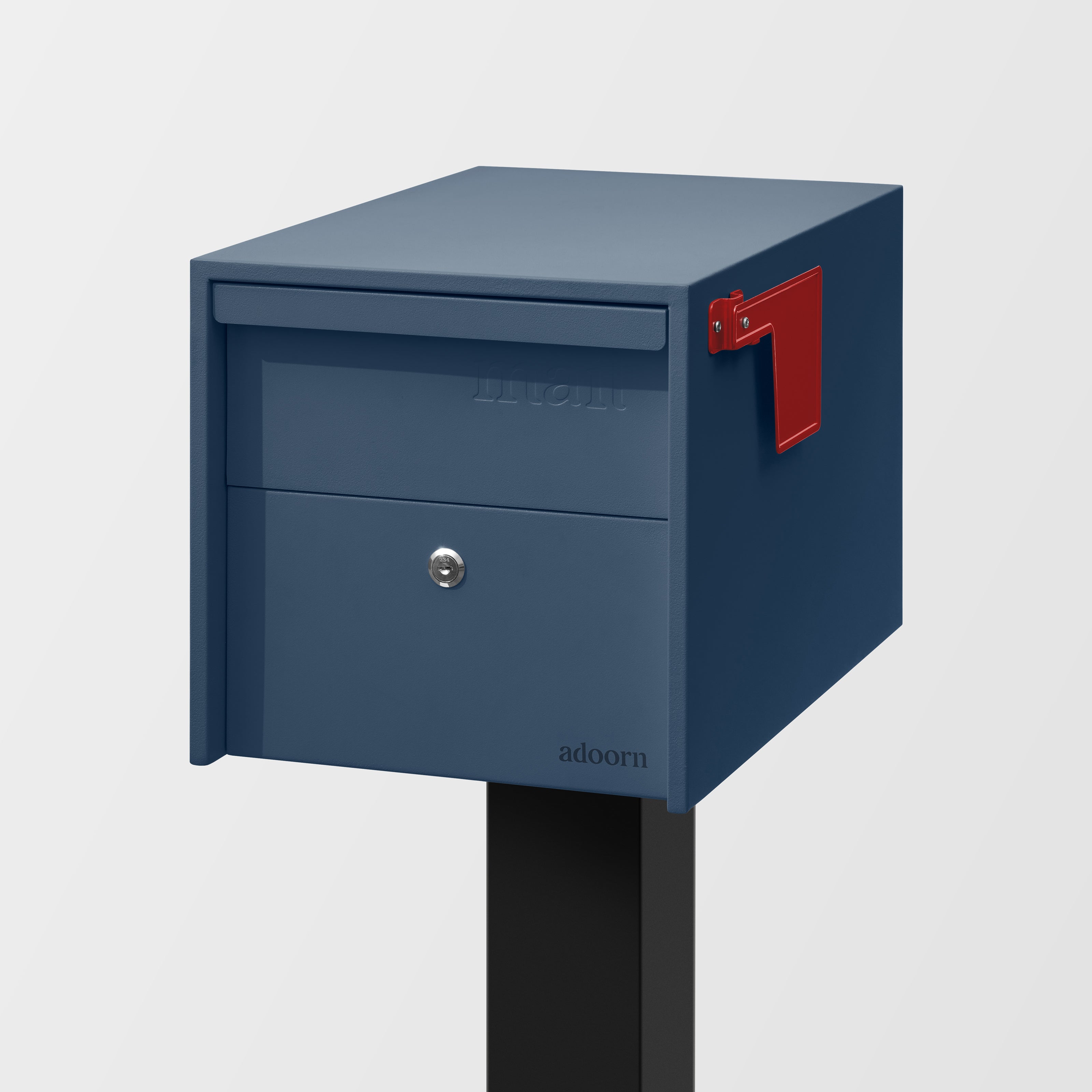 Locking Post Mount Mailbox | Small