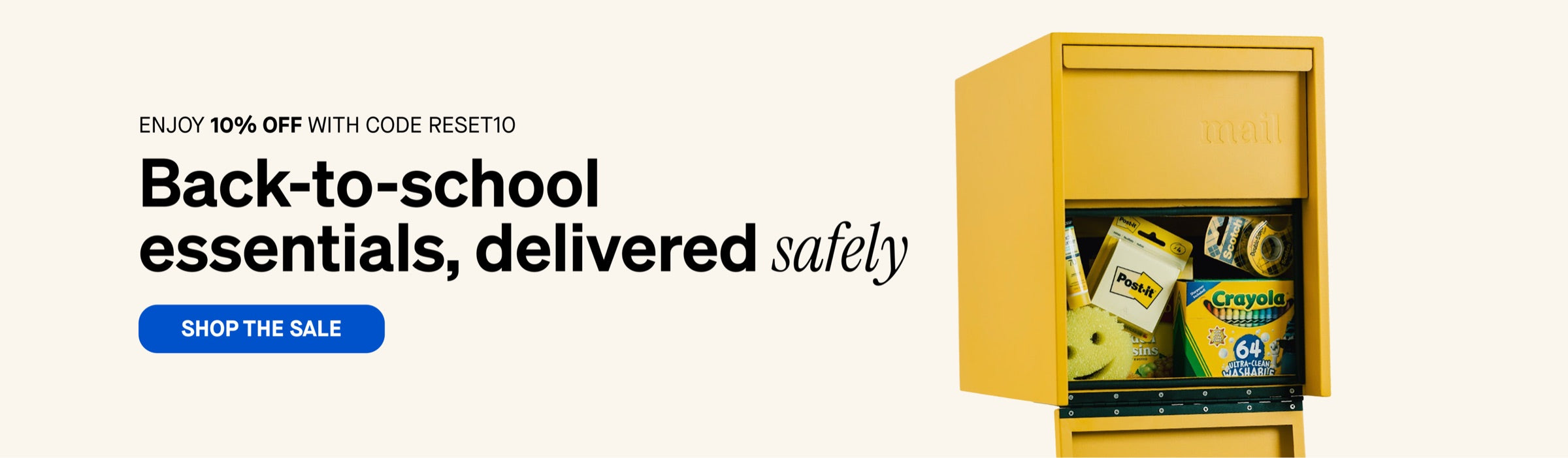 Back-to-school essentials, delivered safely — shop the sale