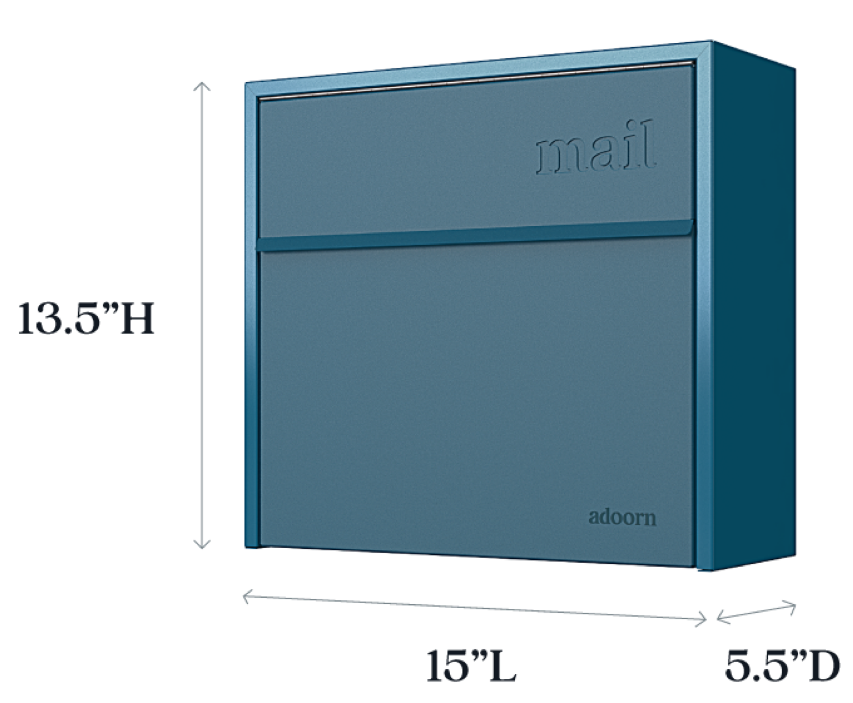 Large Capacity Receives Mail + Packages