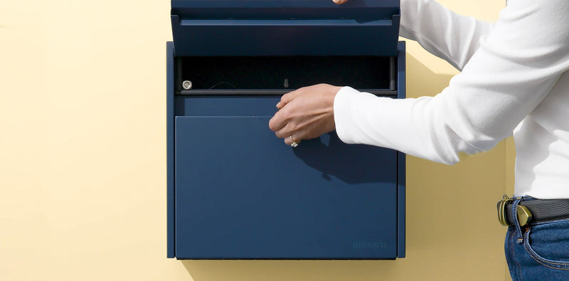 Install your locking wall mount mailbox