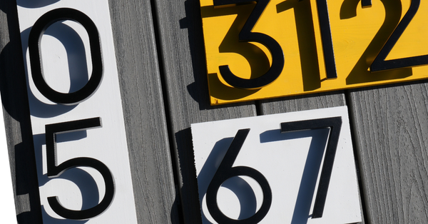 Horizontal or Vertical House Numbers: Layout Tips | Adoorn