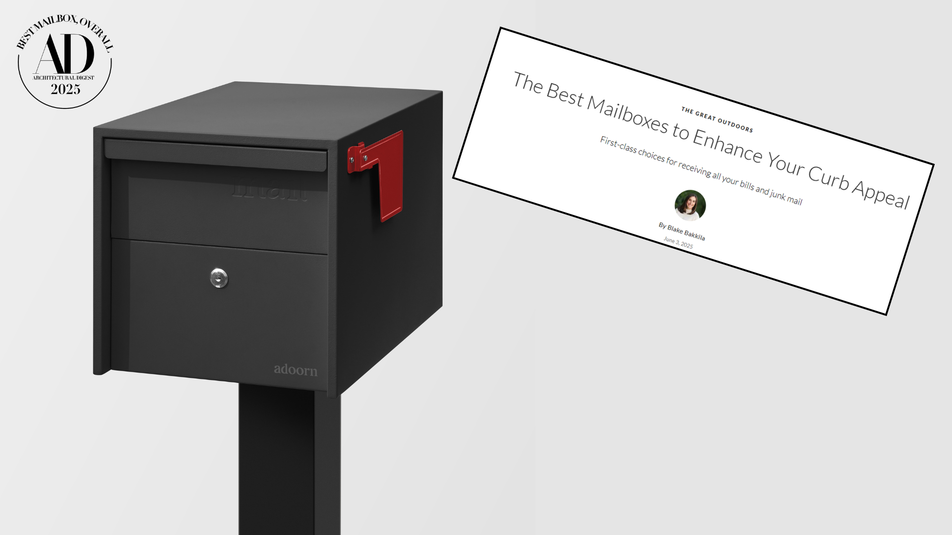 Adoorn Crowned Best Mailbox by Architectural Digest