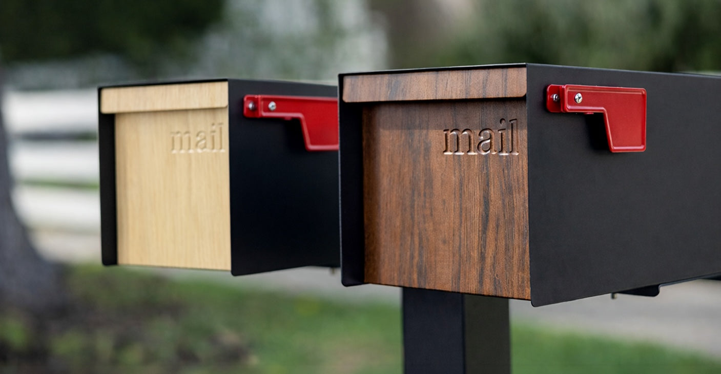 Introducing the Adoorn Post Mount Mailbox Wood Series