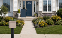 Adoorn curb appeal styles: front-entry mailbox looks