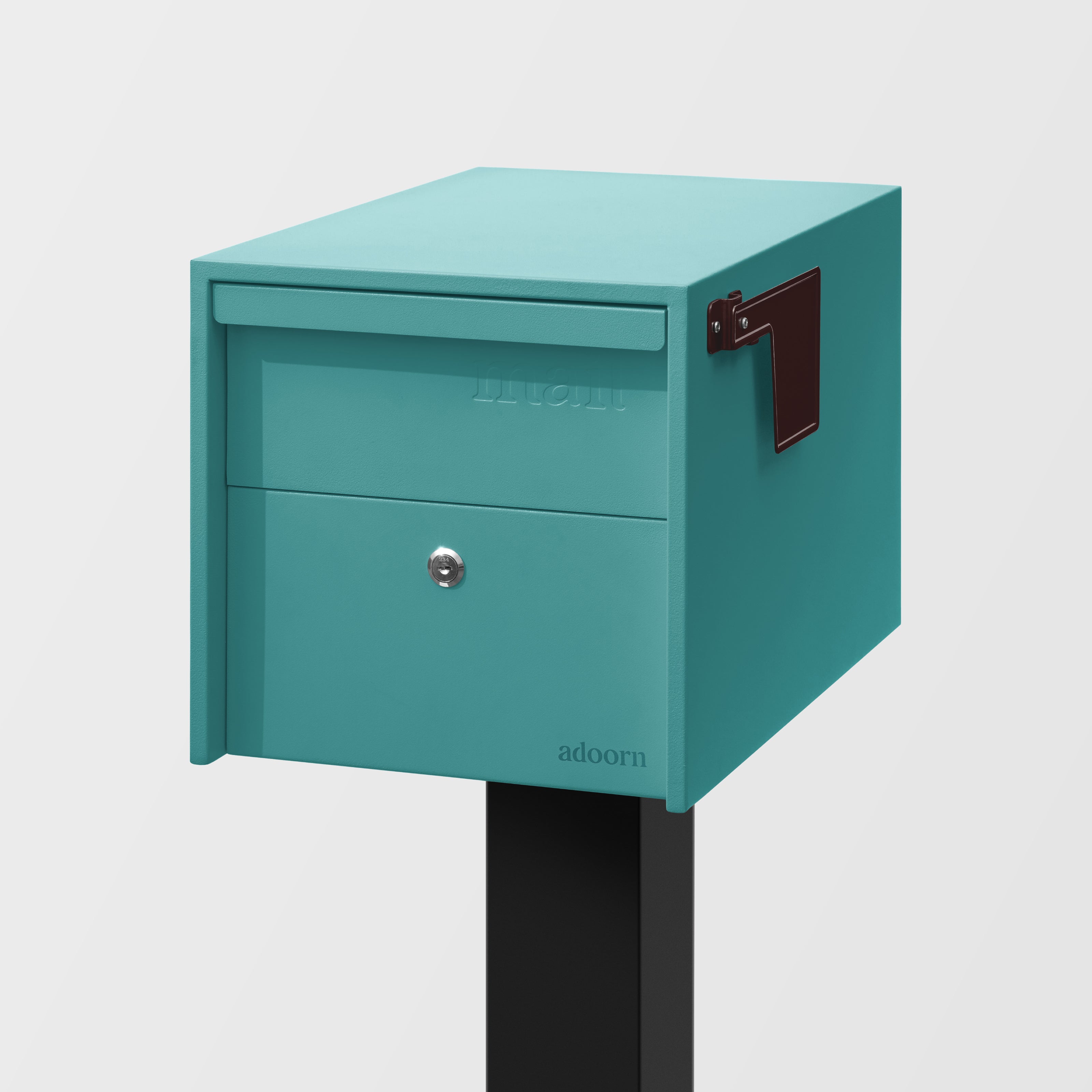 Locking Post Mount Mailbox | Small