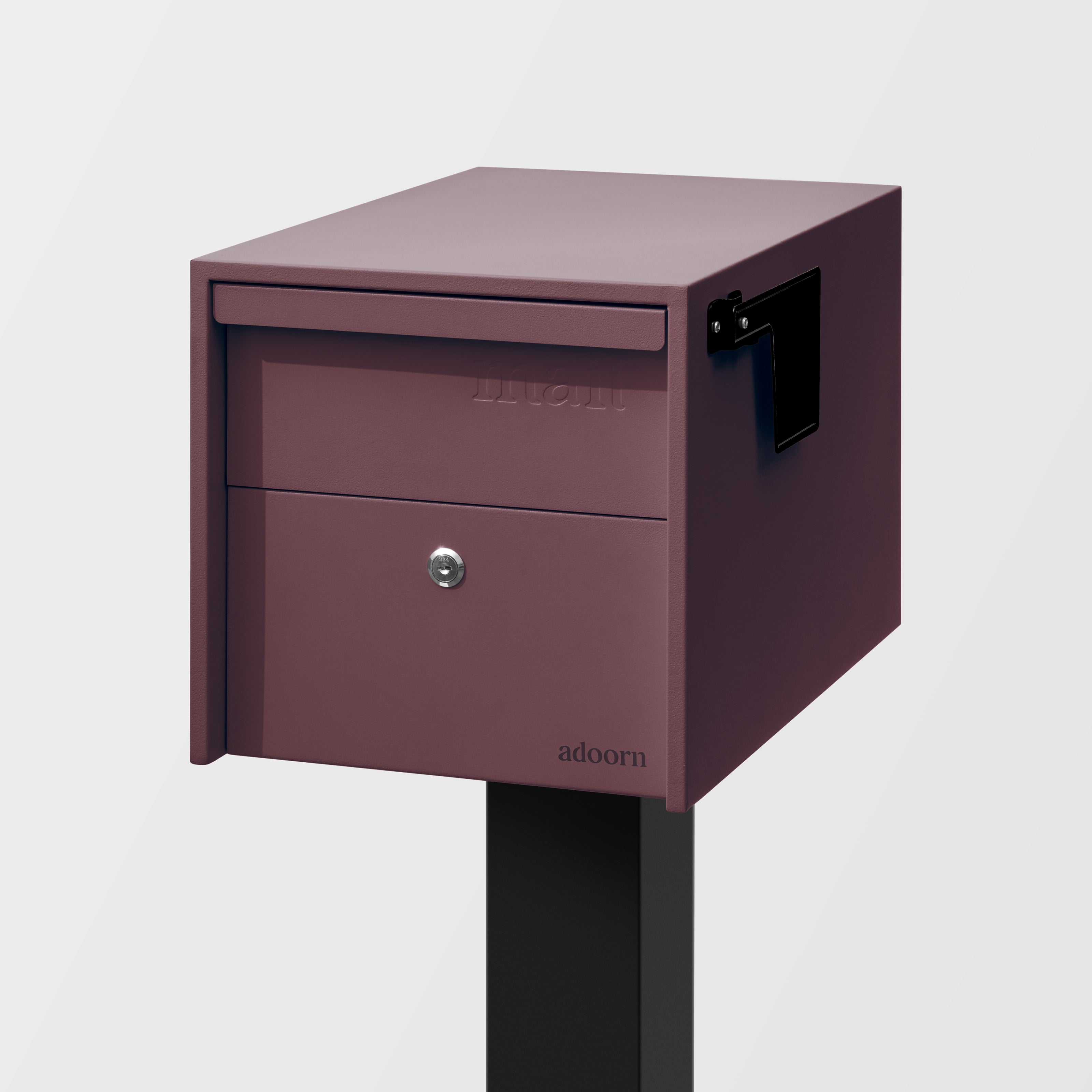 Locking Post Mount Mailbox | Small