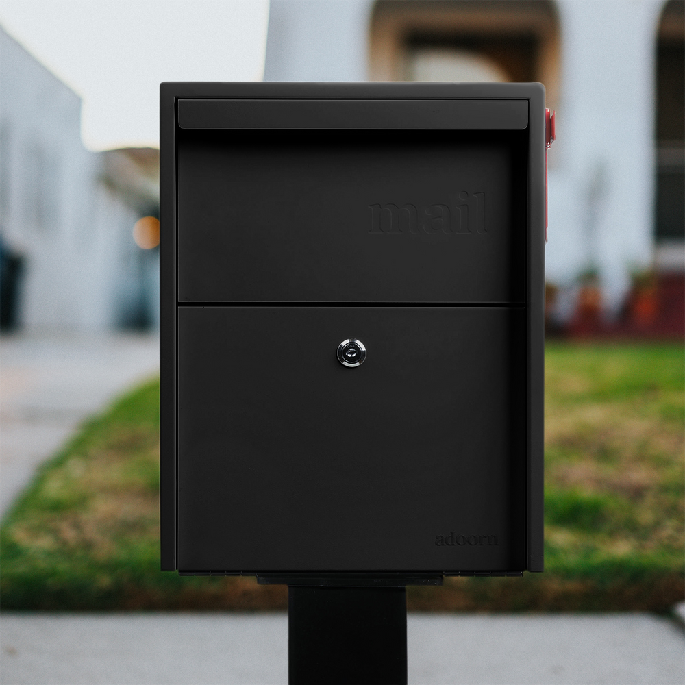 Lockling Mailboxes Post Mount Locking Mailbox | Large